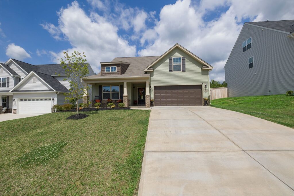 Paver driveway upgrade on a builder-grade home in Durbin Crossing, St. Johns County FL