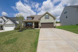 Paver driveway upgrade on a builder-grade home in Durbin Crossing, St. Johns County FL
